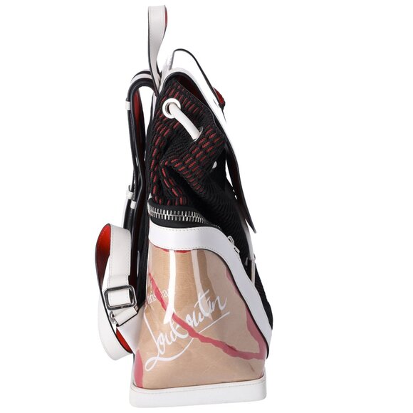 Christian Louboutin Ruby in Progress Backpack Black Light Brown Multi - Picture 5 of 8